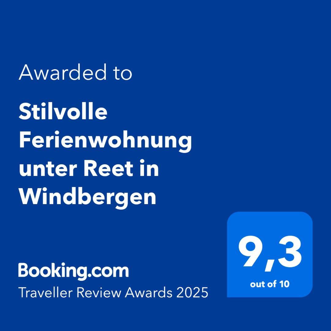 Stilvolle Ferienwohnung Unter Reet In Windbergen Ngoại thất bức ảnh